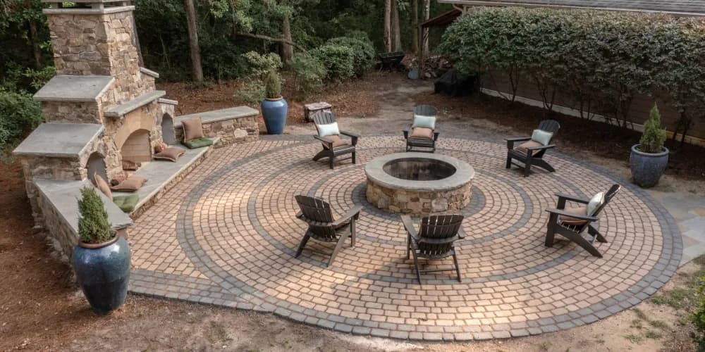 Paver & Gravel Driveway + Fire-Pit Patio — James Island, SC
