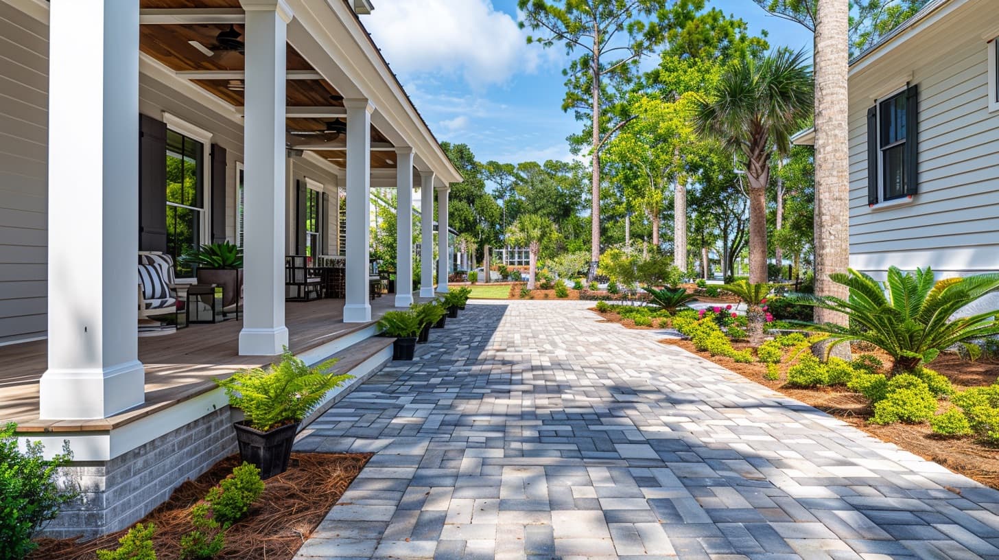 Professional paver installation